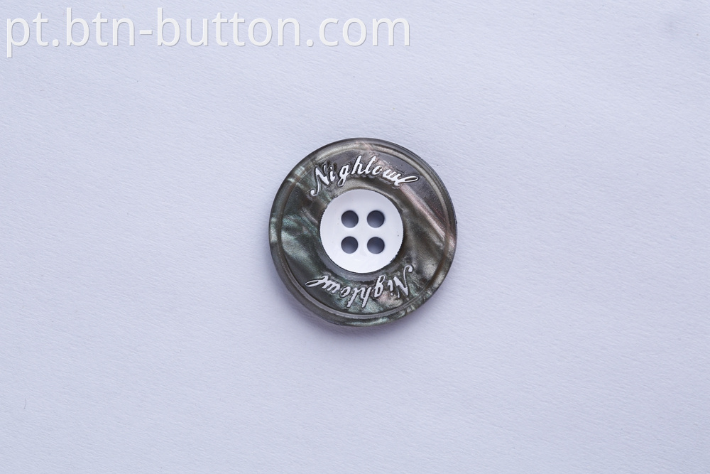 Custom Glass Pearlescent Resin Buttons